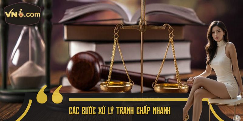 Các bước xủ lý tranh chấp nhanh 