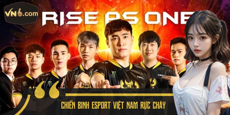 Chiến binh Esport Việt Nam rực cháy